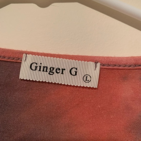 Tie Dye Side Twist Shirt - Picture 3 of 3